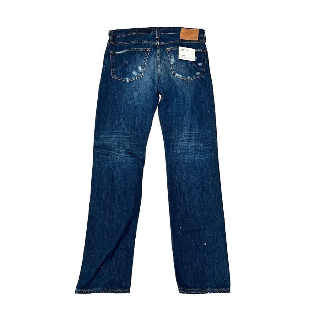 Adriano Goldschmeid AG Jeans Matchbox Straight Paint Distressed Size 33 x 33